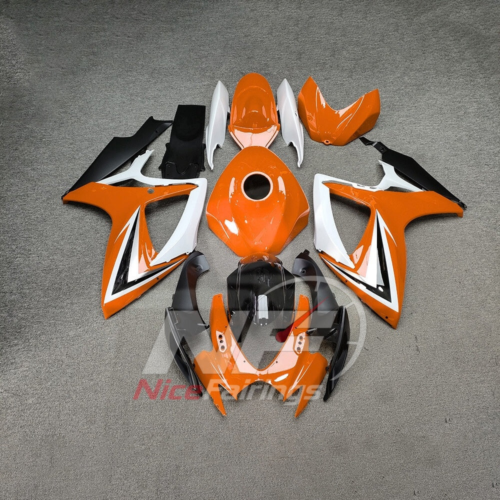 For Suzuki GSXR600 GSXR750 K6 2006-2007 ABS Body Kit Gray Street Track Fairings | NiceFairings - paint design NO.6 option image