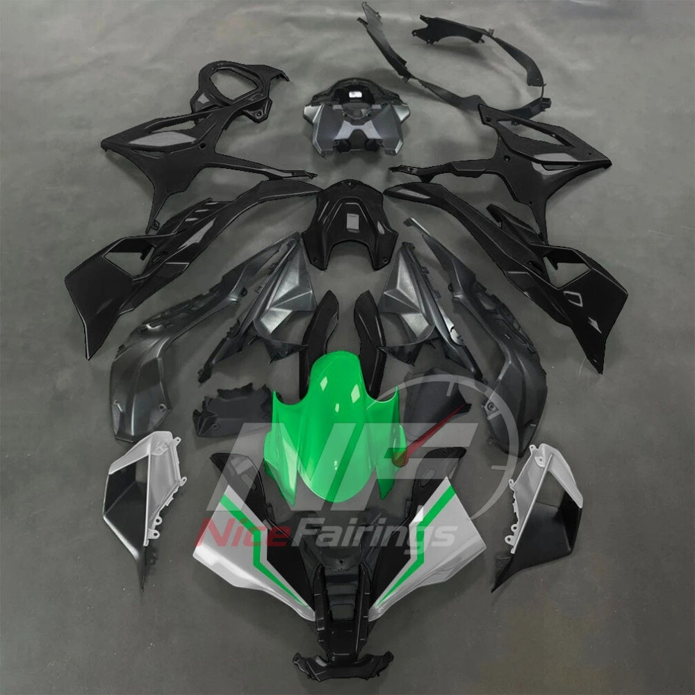 For BMW S1000RR 2025-2026 Green Black Motorcycle Fairing Kit with Aftermarket Body Panels | NiceFairings - main product image