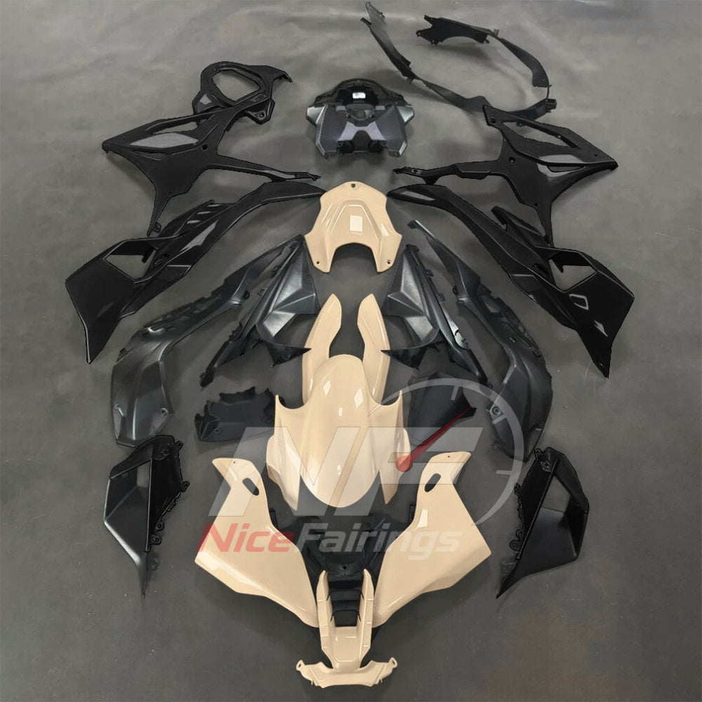 For BMW S1000RR 2025-2026 Green Black Motorcycle Fairing Kit with Aftermarket Body Panels | NiceFairings - paint design NO.7 option image