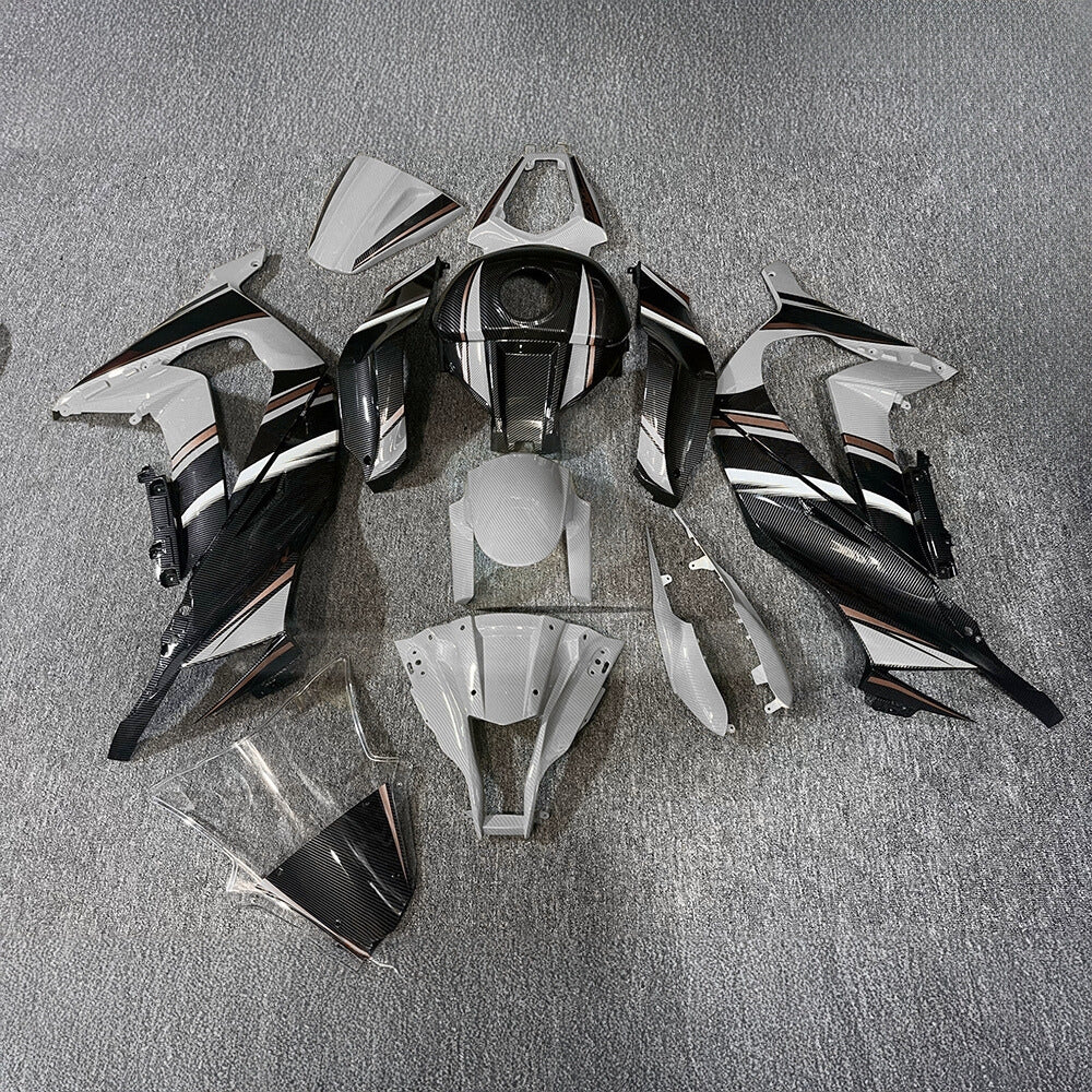 For KAWASAKI ZX10R 2011-2015 9VR6 Custom ABS Fairing Kit | NiceFairings - paint design NO.7 option image