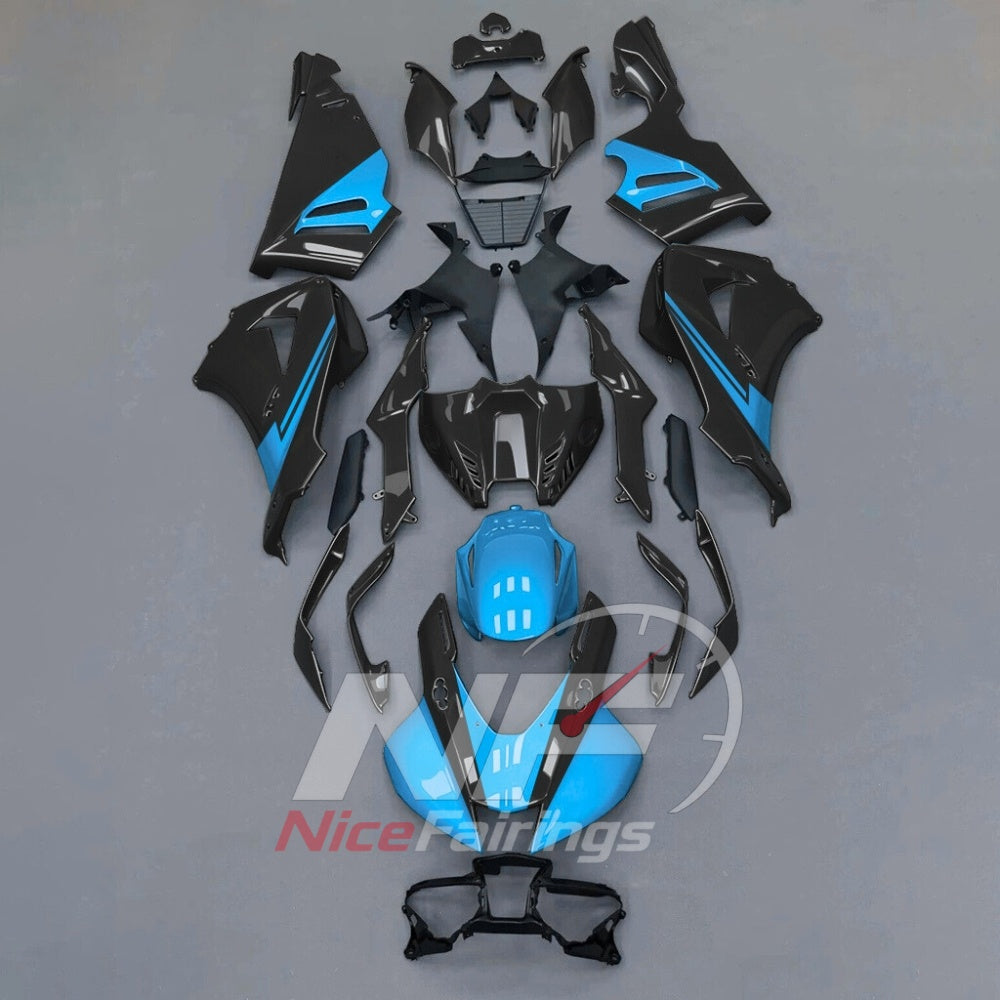 For Honda CBR1000RR-R SP 2024-2026 Blue Black ABS Fairing Kit with Painted Bodywork and Replacement Panels | NiceFairings - paint design NO.4 option image