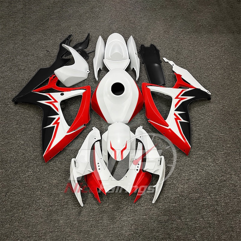 For Suzuki GSXR600 GSXR750 K6 2006-2007 ABS Body Kit Gray Street Track Fairings | NiceFairings - paint design NO.2 option image