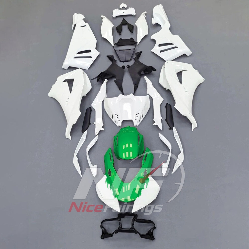 For Honda CBR1000RR-R SP 2024-2026 Green Black ABS Fairing Kit with Painted Bodywork and Replacement Panels | NiceFairings - paint design NO.4 option image