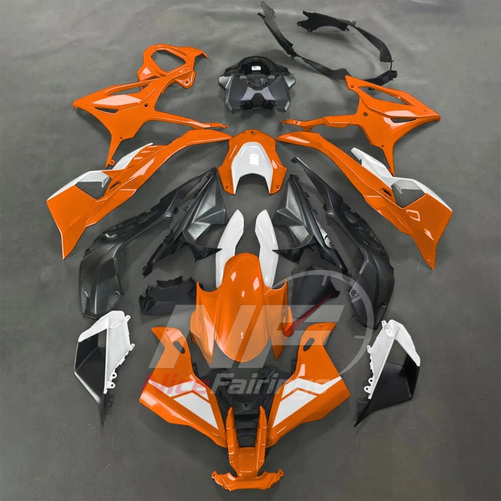 For BMW S1000RR 2025-2026 Green Black ABS Body Kit with Street and Track Fairing Panels | NiceFairings - paint design NO.2 option image