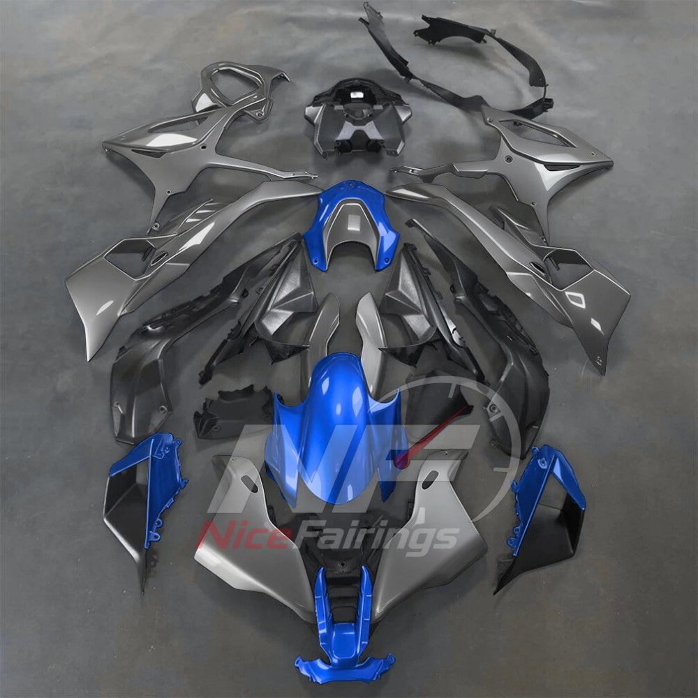 For BMW S1000RR 2025-2026 Orange Black Custom Fairings with ABS Sportbike Plastics and Full Body Kit | NiceFairings - paint design NO.4 option image