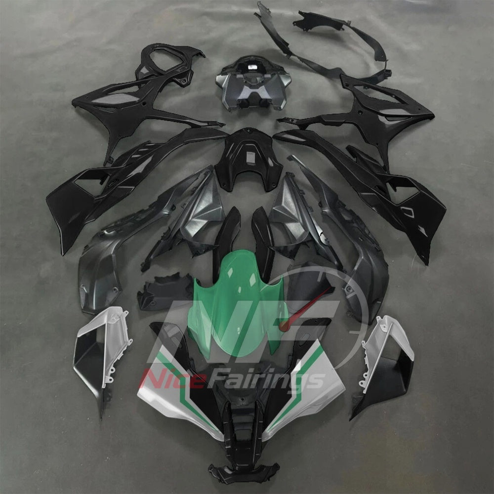 For BMW S1000RR 2025-2026 Green Black Motorcycle Fairing Kit with Aftermarket Body Panels | NiceFairings - main product image
