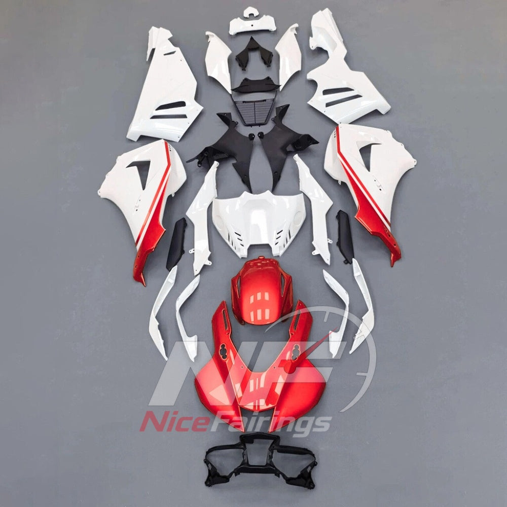 For Honda CBR1000RR-R 2024-2026 Orange Black Painted ABS Fairings with Complete Replacement Bodywork | NiceFairings - paint design NO.7 option image