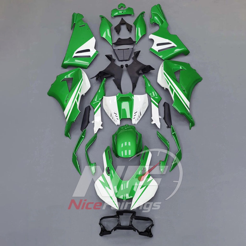 For Honda CBR1000RR-R 2024-2026 Green Black Painted ABS Fairings with Complete Replacement Bodywork | NiceFairings - paint design NO.4 option image
