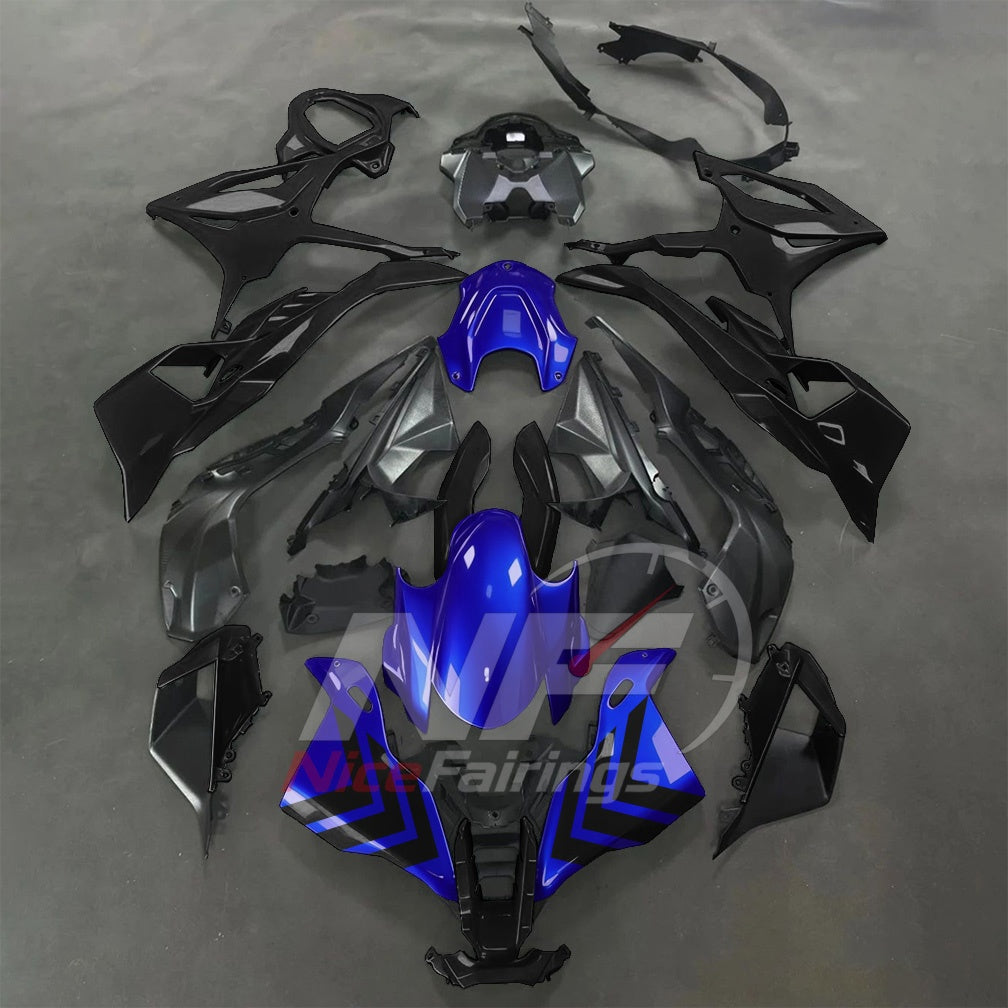 For BMW S1000RR 2025-2026 Red Black ABS Fairing Kit with Painted Bodywork and Replacement Panels | NiceFairings - paint design NO.7 option image