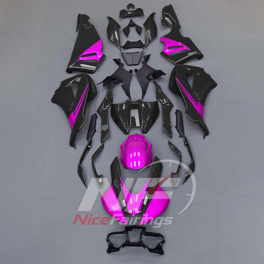 For Honda CBR1000RR-R 2024-2026 Purple Black ABS Body Kit with Street and Track Fairing Panels | NiceFairings - paint design NO.4 option image