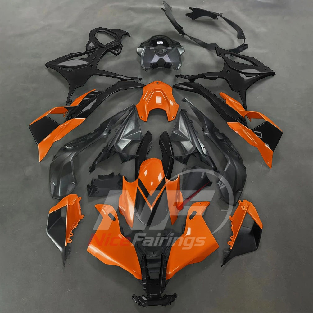 For BMW S1000RR 2025-2026 Purple Black ABS Fairing Kit with Painted Bodywork and Replacement Panels | NiceFairings - paint design NO.2 option image