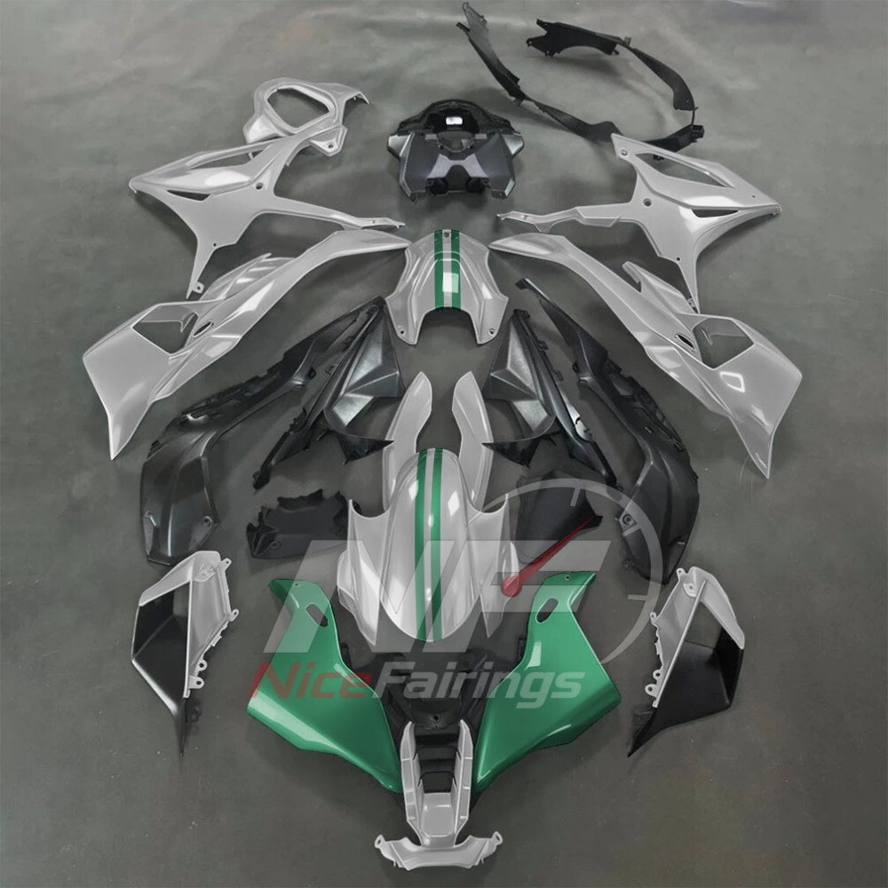 For BMW S1000RR 2025-2026 Yellow Black Motorcycle Fairing Kit with Aftermarket Body Panels | NiceFairings - paint design NO.2 option image