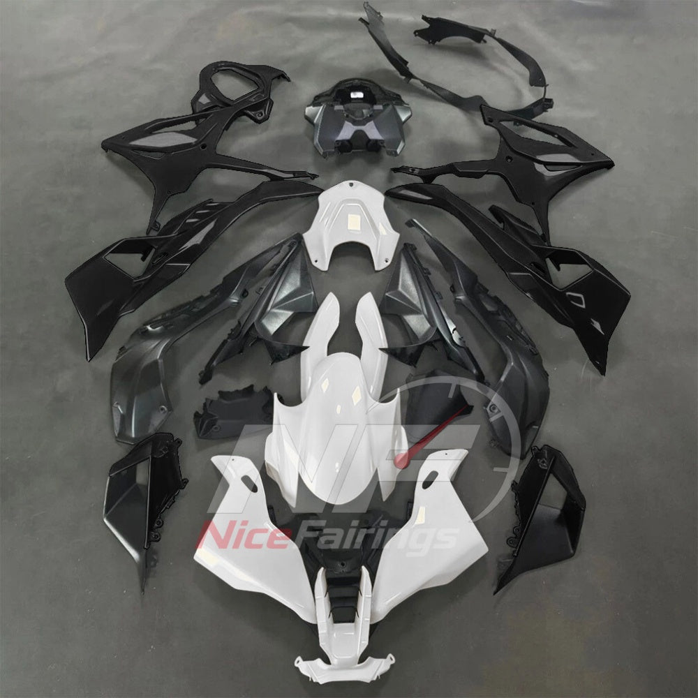 For BMW S1000RR 2025-2026 Blue Black ABS Body Kit with Street and Track Fairing Panels | NiceFairings - paint design NO.8 option image