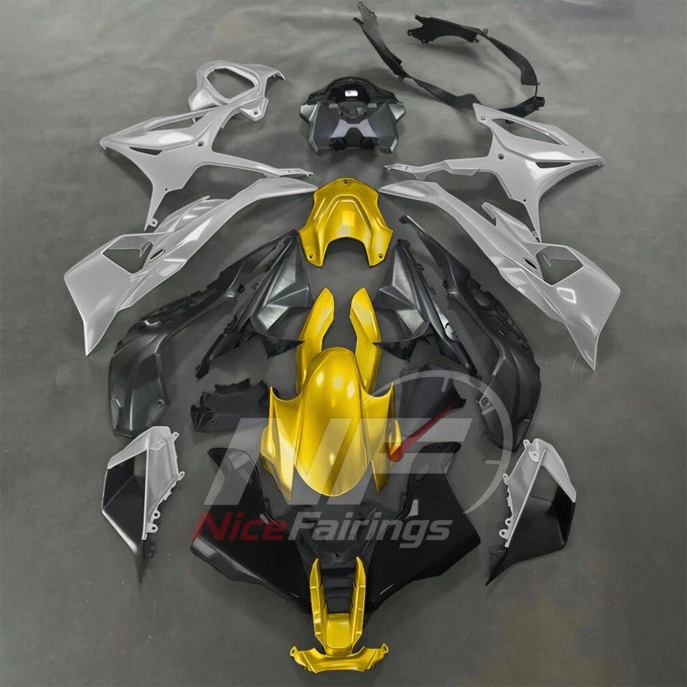 For BMW S1000RR 2025-2026 Blue Black ABS Fairing Kit with Painted Bodywork and Replacement Panels | NiceFairings - paint design NO.2 option image