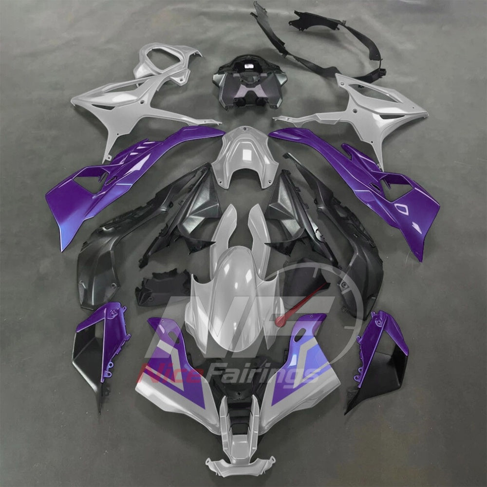 For BMW S1000RR 2025-2026 Red Black Sportbike Fairing Set with Custom Painted Plastics | NiceFairings - paint design NO.7 option image