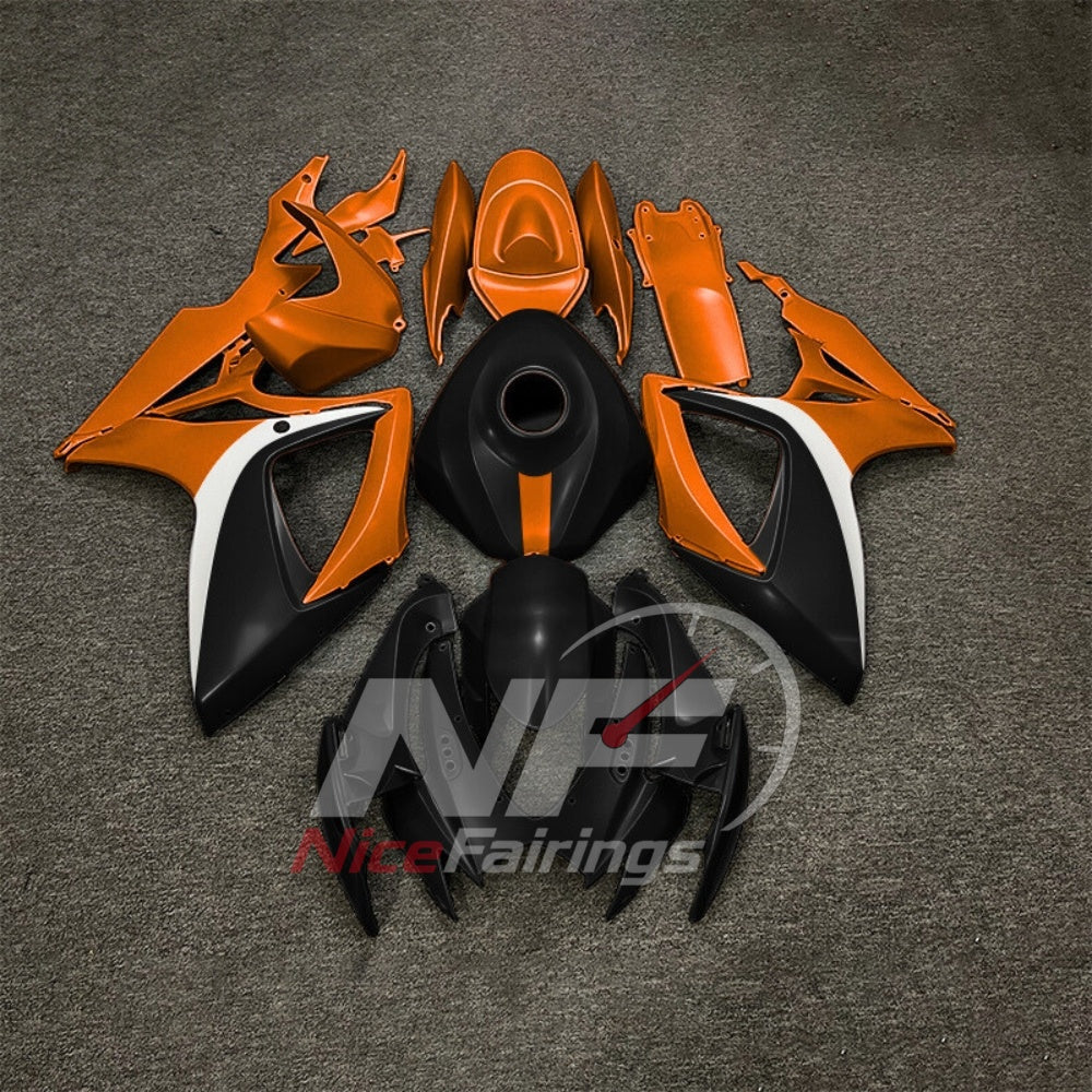 For Suzuki GSXR600 GSXR750 K6 2006-2007 Motorcycle Fairing Kit Gray Body Panels | NiceFairings - paint design NO.3 option image