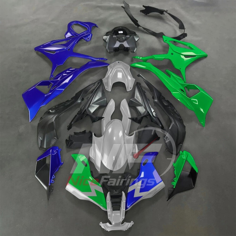 For BMW S1000RR 2025-2026 Purple Black Custom Fairings with ABS Sportbike Plastics and Full Body Kit | NiceFairings - paint design NO.9 option image