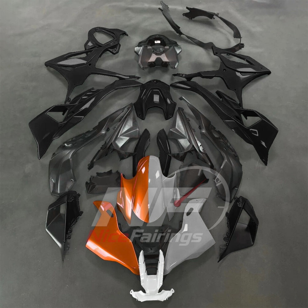For BMW S1000RR 2025-2026 Red Black Custom Fairings with ABS Sportbike Plastics and Full Body Kit | NiceFairings - paint design NO.2 option image