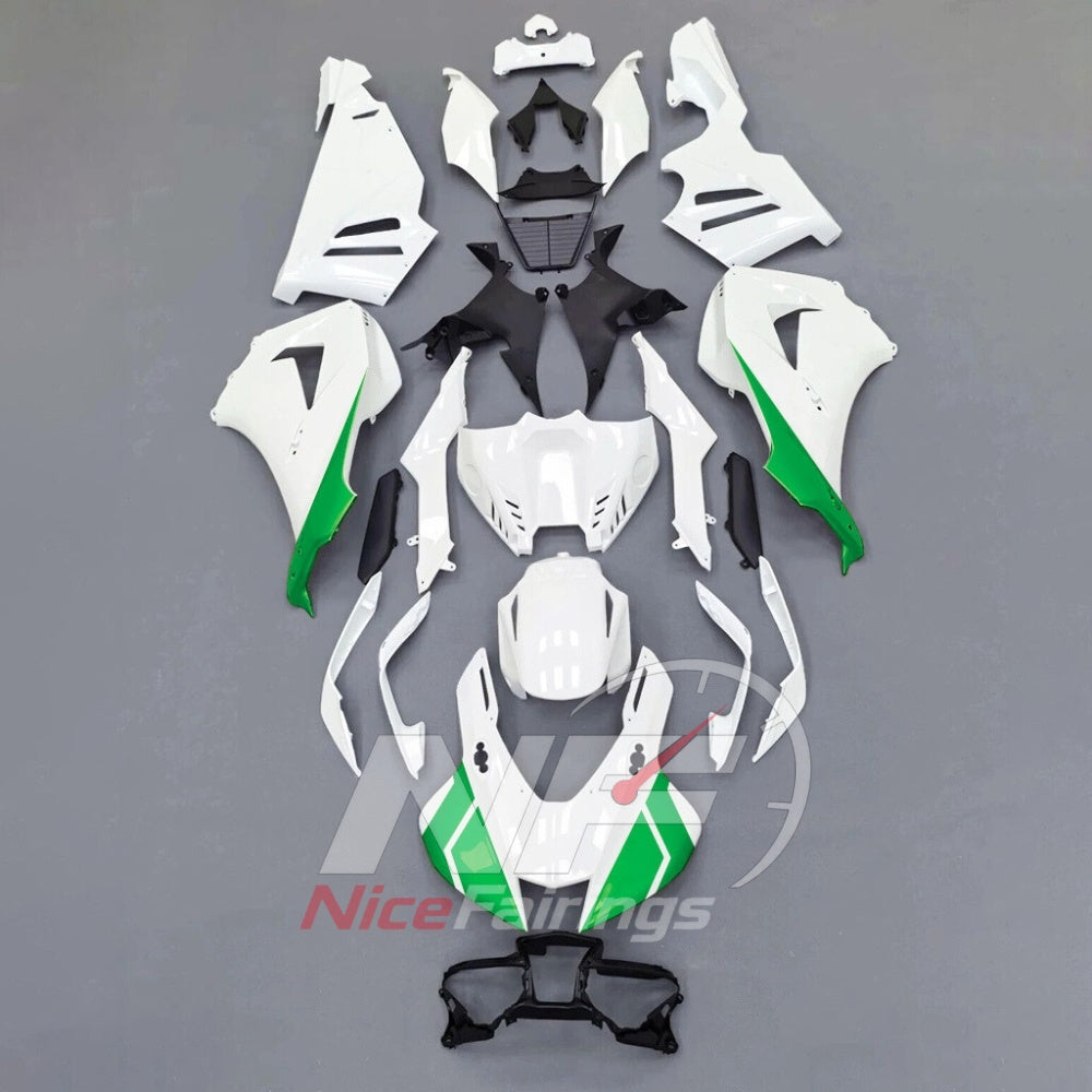 For Honda CBR1000RR-R SP 2024-2026 Green Black ABS Fairing Kit with Painted Bodywork and Replacement Panels | NiceFairings - paint design NO.8 option image