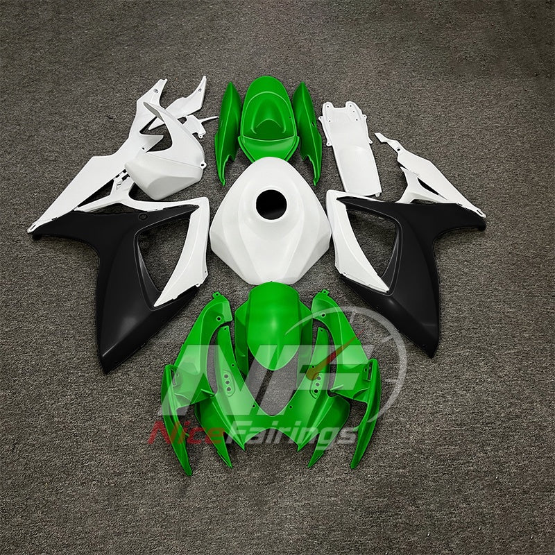 For Suzuki GSXR600 GSXR750 K6 2006-2007 ABS Body Kit Gray Street Track Fairings | NiceFairings - paint design NO.8 option image