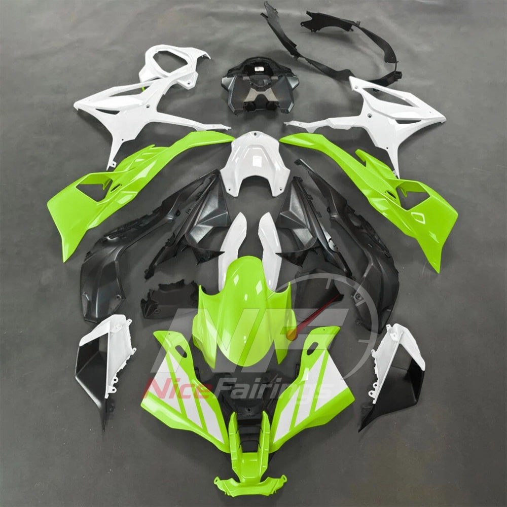 For BMW S1000RR 2025-2026 Orange Black Motorcycle Fairing Kit with Aftermarket Body Panels | NiceFairings - paint design NO.2 option image