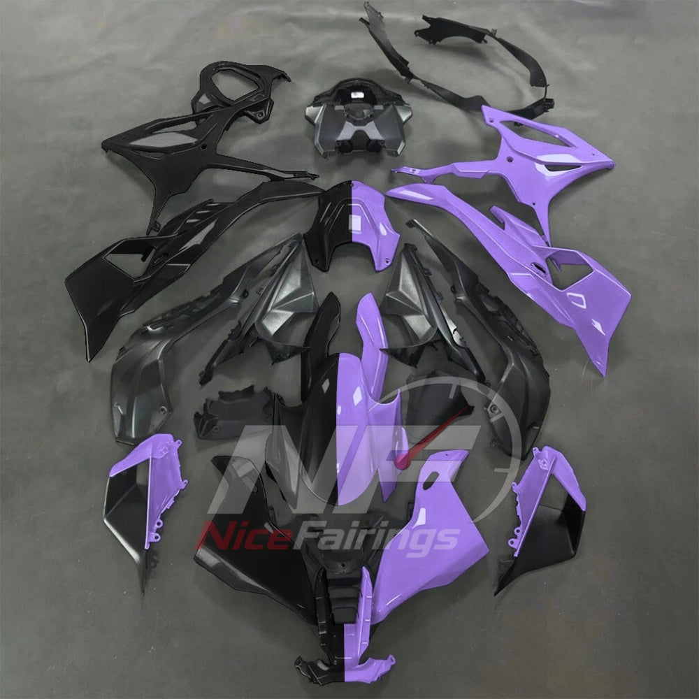 For BMW S1000RR 2025-2026 Green Black Motorcycle Fairing Kit with Aftermarket Body Panels | NiceFairings - paint design NO.2 option image