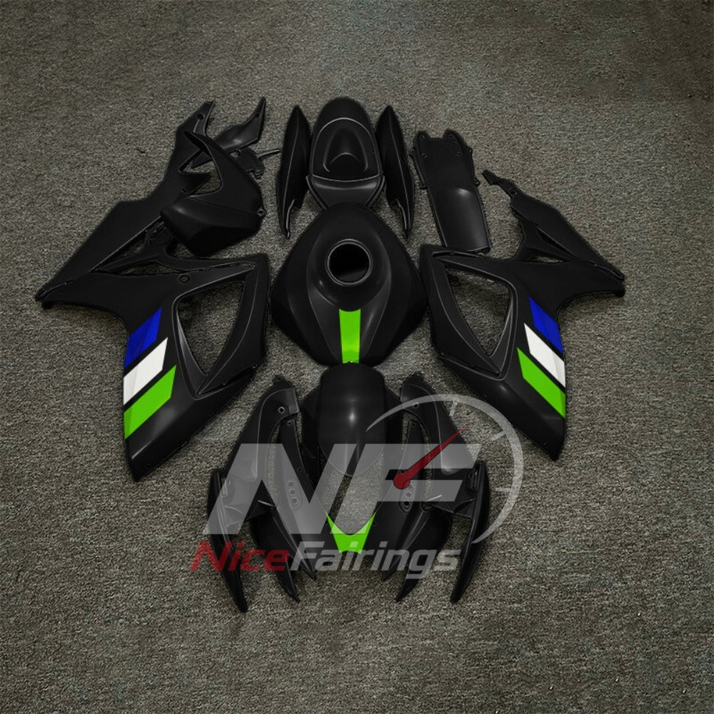 For Suzuki GSXR600 GSXR750 K6 2006-2007 Painted ABS Fairings Black Gray Complete Bodywork | NiceFairings - main product image