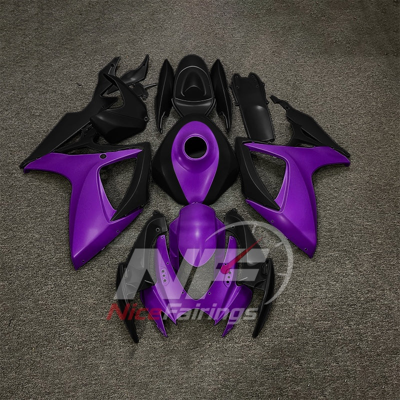 For Suzuki GSXR600 GSXR750 K6 2006-2007 ABS Body Kit Teal Gray Street Track Fairings | NiceFairings - paint design NO.4 option image