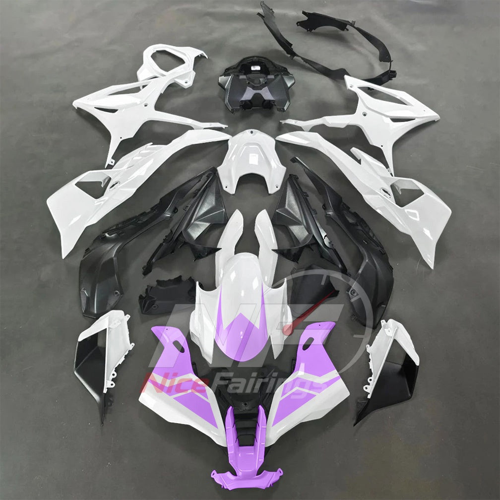 For BMW S1000RR 2025-2026 Green Black Custom Fairings with ABS Sportbike Plastics and Full Body Kit | NiceFairings - paint design NO.9 option image