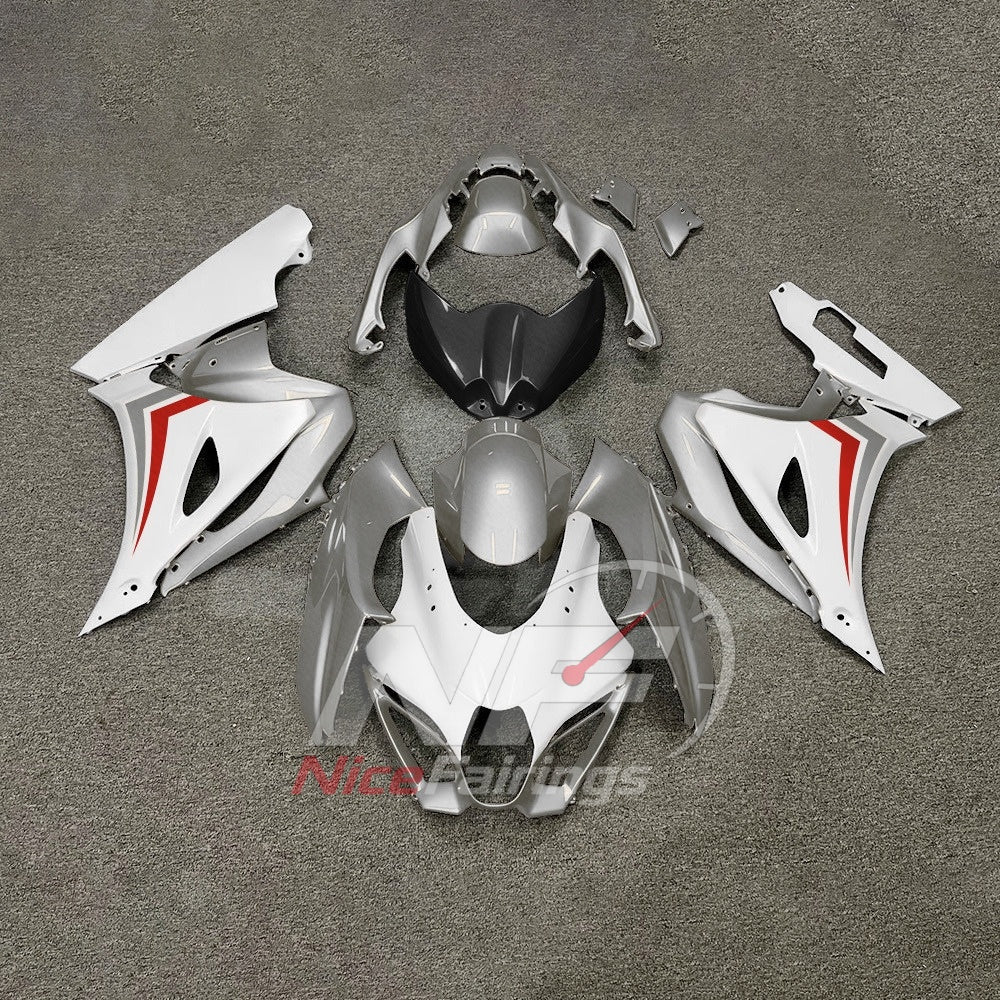 For Suzuki GSX-R1000 K17 2017 2018-2026 Custom Fairings Red Black ABS Sportbike Plastics | NiceFairings - paint design NO.9 option image