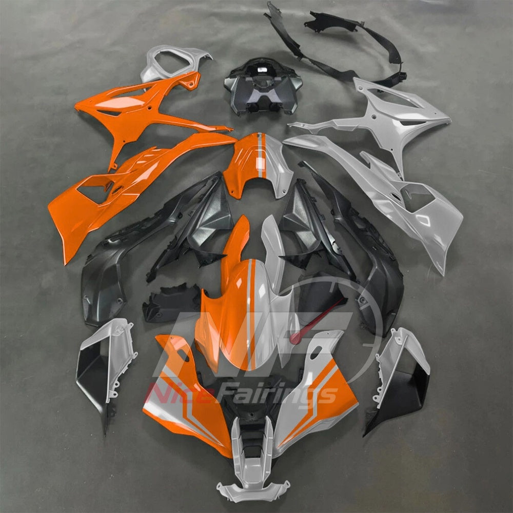 For BMW S1000RR 2025-2026 Orange Black Custom Fairings with ABS Sportbike Plastics and Full Body Kit | NiceFairings - main product image