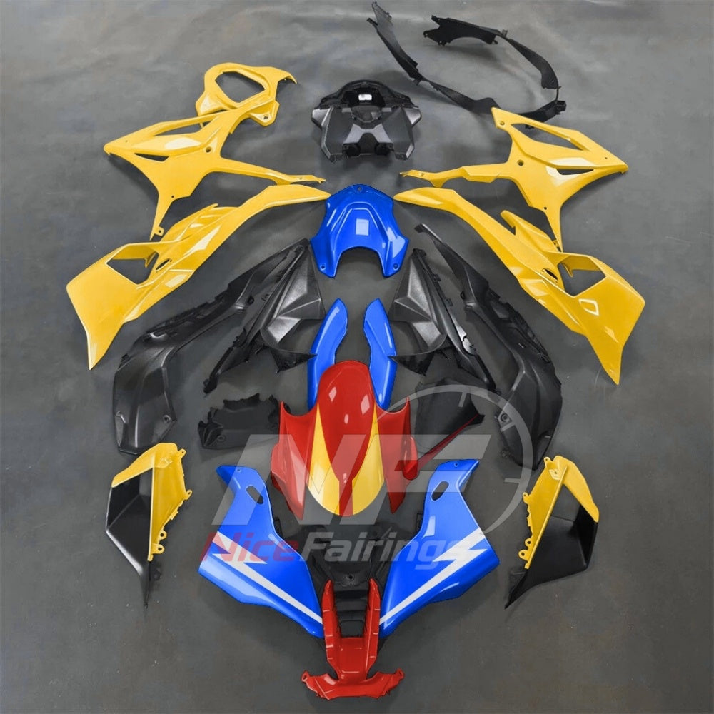 For BMW S1000RR 2025-2026 Red Black Painted ABS Fairings with Complete Replacement Bodywork | NiceFairings - paint design NO.4 option image