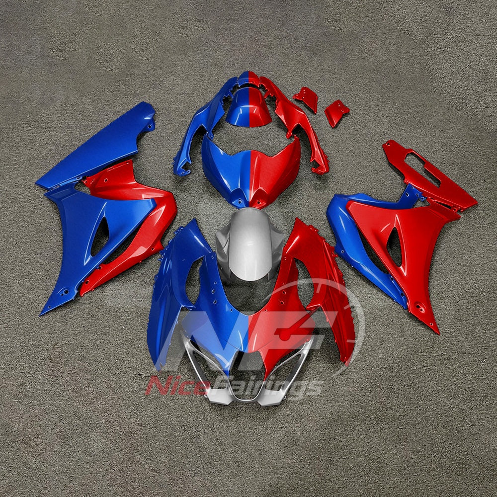 For Suzuki GSX-R1000 K17 2017-2026 Custom Fairings Green Black ABS Sportbike Plastics | NiceFairings - paint design NO.6 option image