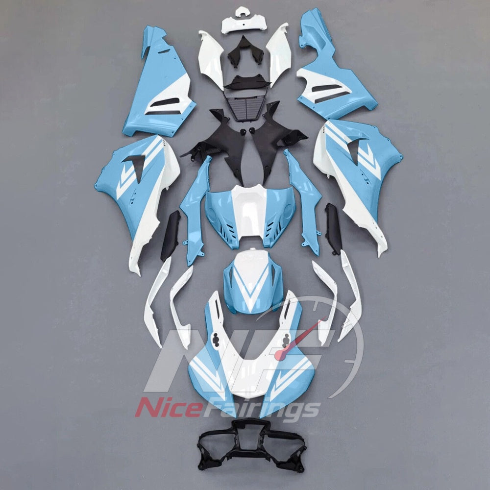 For Honda CBR1000RR-R SP 2024-2026 Green Black Sportbike Fairing Set with Custom Painted Plastics | NiceFairings - paint design NO.3 option image