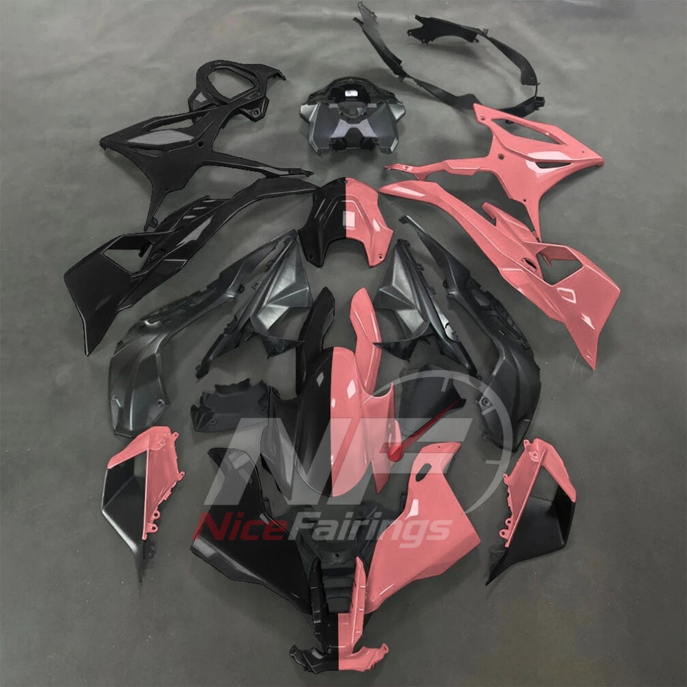For BMW S1000RR 2025-2026 Red Black ABS Fairing Kit with Painted Bodywork and Replacement Panels | NiceFairings - paint design NO.9 option image