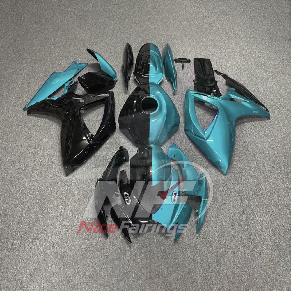 For Suzuki GSXR600 GSXR750 K6 2006-2007 ABS Body Kit Gray Street Track Fairings | NiceFairings - paint design NO.9 option image