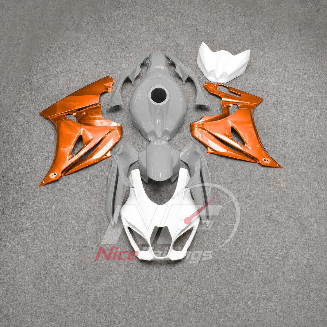 For Suzuki GSX-R1000 K17 17-26 Sportbike Fairing Set Red Green Custom Painted Plastics | NiceFairings - paint design NO.2 option image