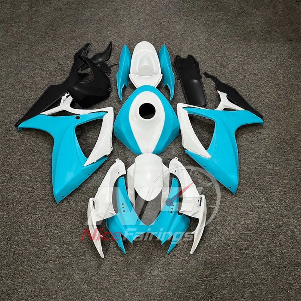 For Suzuki GSXR600 GSXR750 K6 2006-2007 ABS Fairing Kit Gray Painted Bodywork | NiceFairings - paint design NO.4 option image