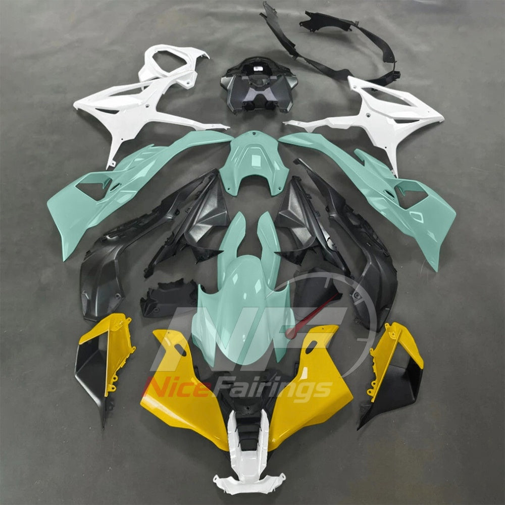 For BMW S1000RR 2025-2026 Yellow Black Sportbike Fairing Set with Custom Painted Plastics | NiceFairings - main product image