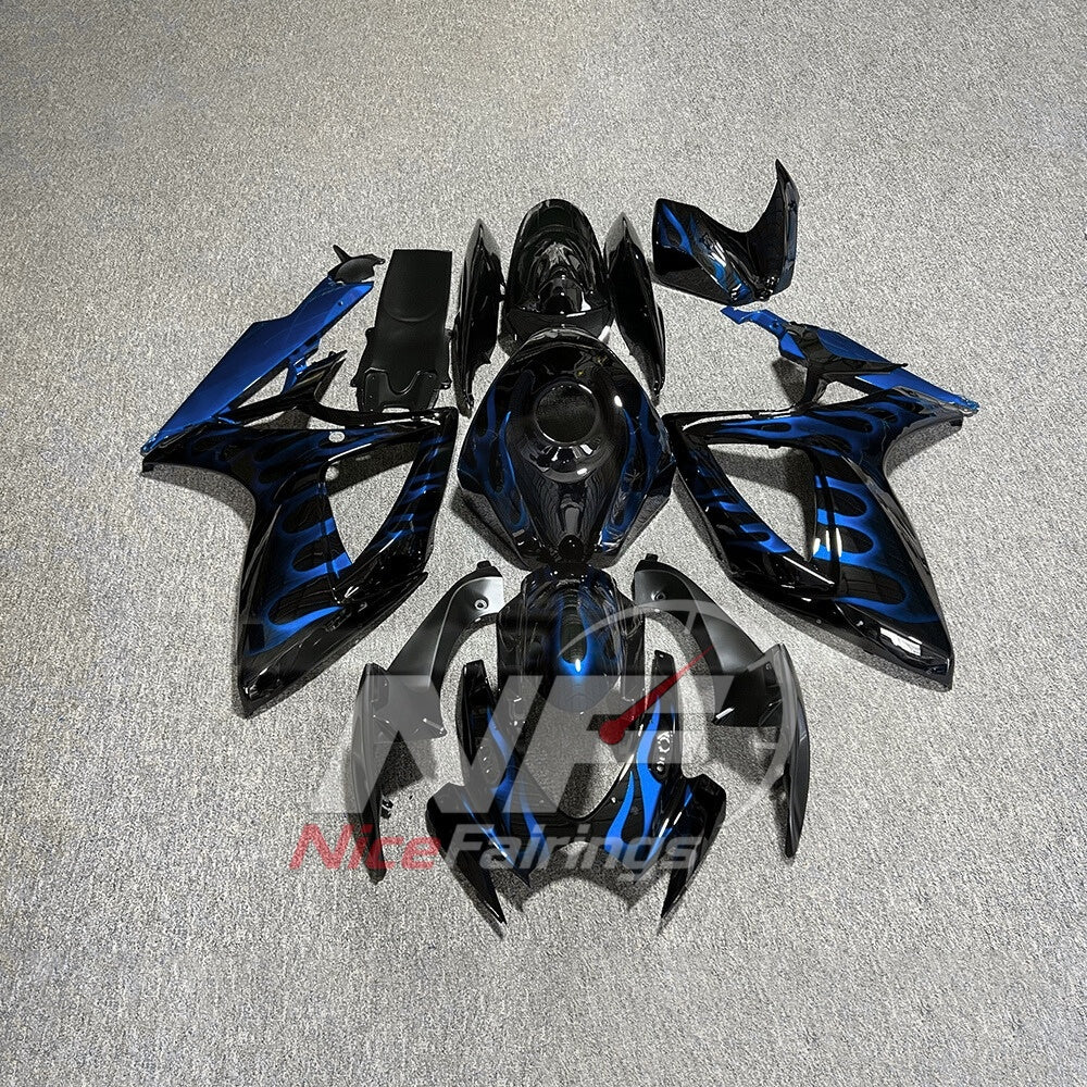 For Suzuki GSXR600 GSXR750 K6 2006-2007 ABS Body Kit Gray Black Street Track Fairings | NiceFairings - main product image