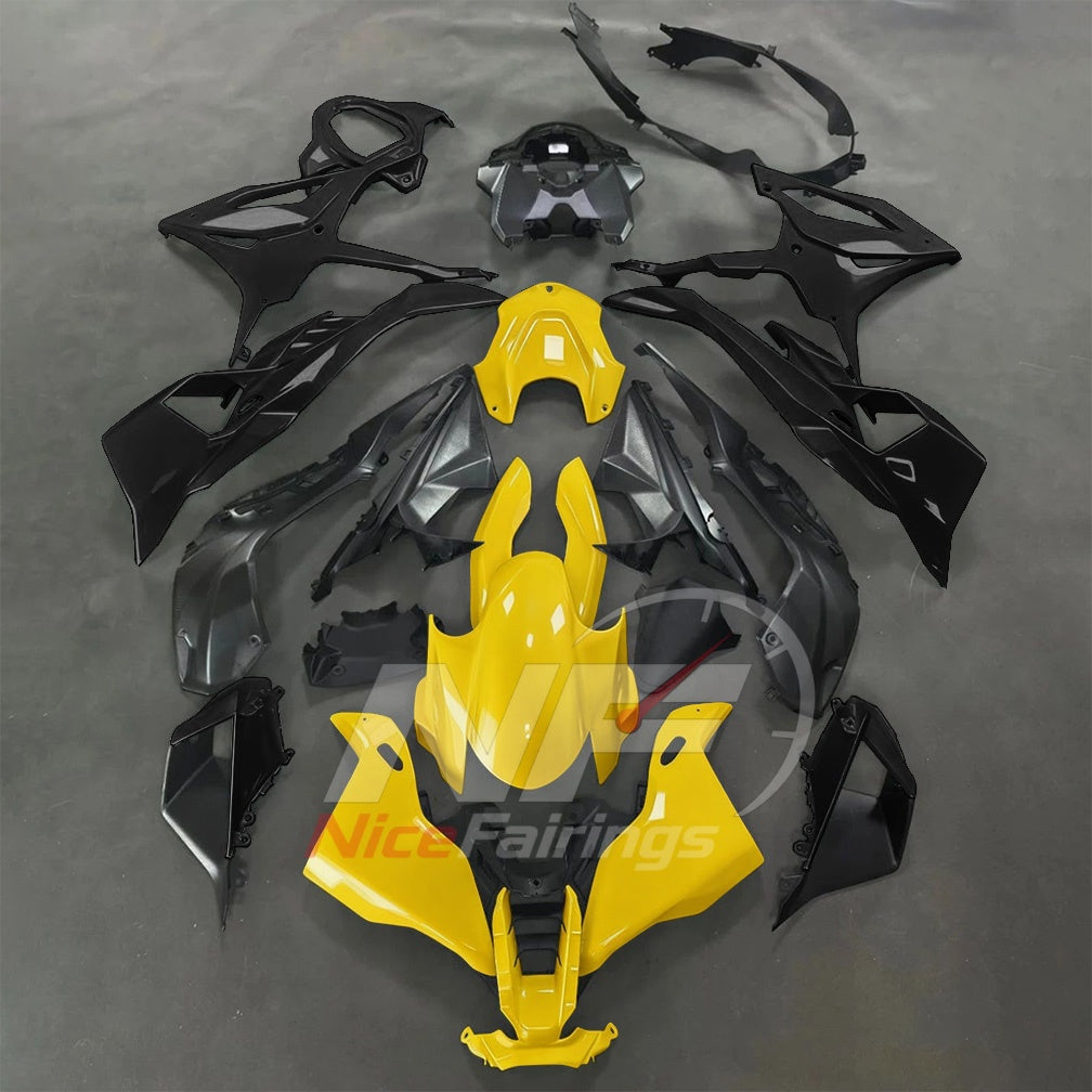 For BMW S1000RR 2025-2026 Yellow Black Sportbike Fairing Set with Custom Painted Plastics | NiceFairings - main product image