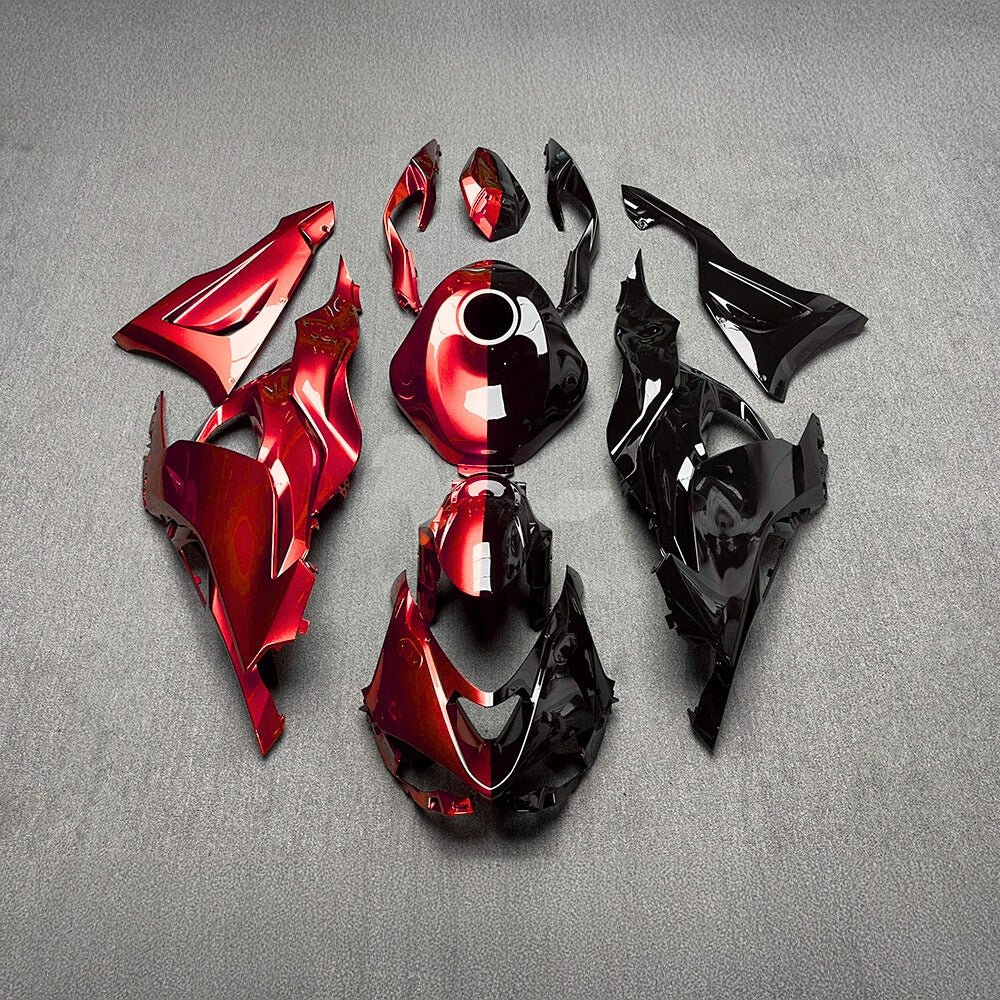 For Kawasaki ZX-6R 636 2024-2025 Replacement Fairing Set Matte Black Tank Cover | NiceFairings - paint design NO.9 option image