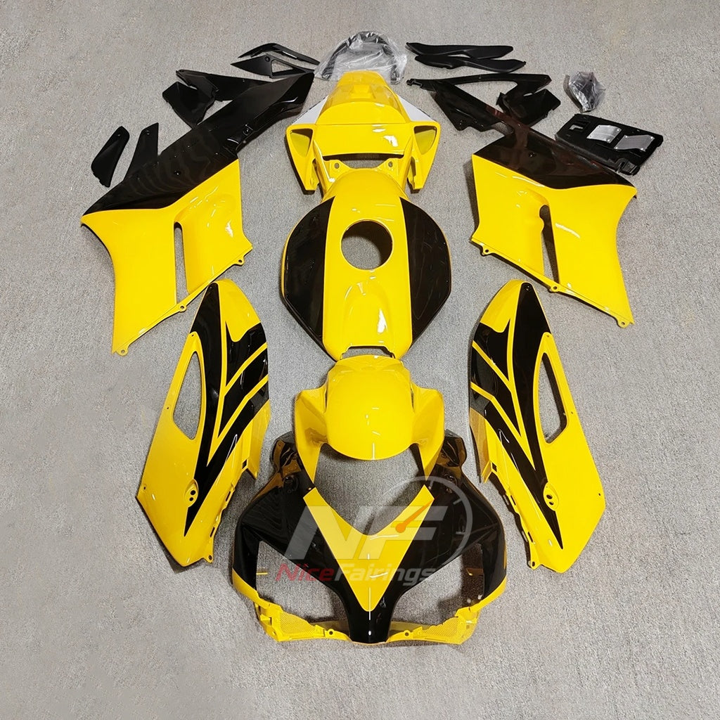 Replacement Yellow Injection-Molded Fairing Set Fits HONDA CBR1000RR 2004-2005 | NiceFairings - main product image