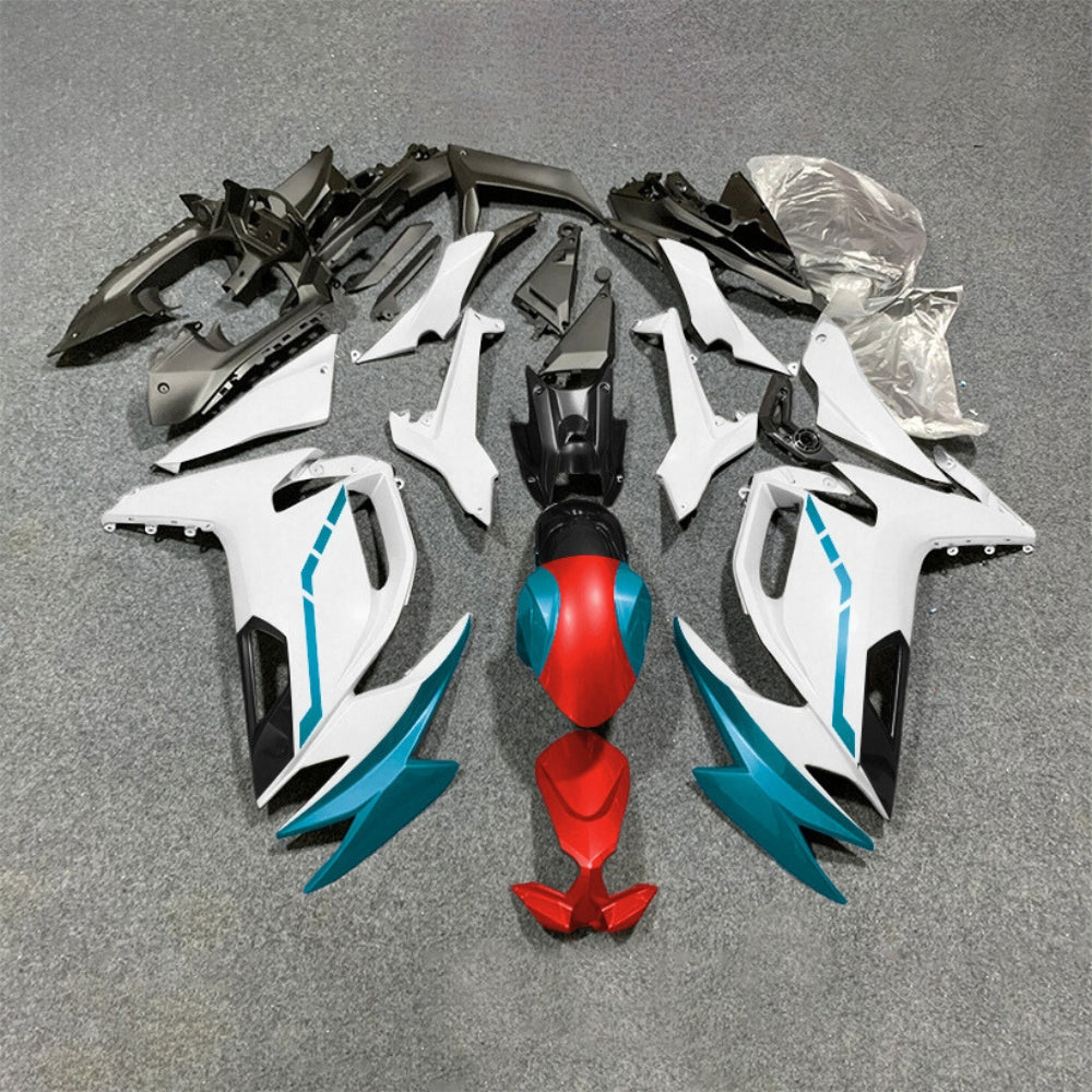 For KAWASAKI Ninja 650 ER-6F 2020-2026 Orange Black ABS Fairing Kit Complete Bodywork Panels | NiceFairings - paint design NO.2 option image