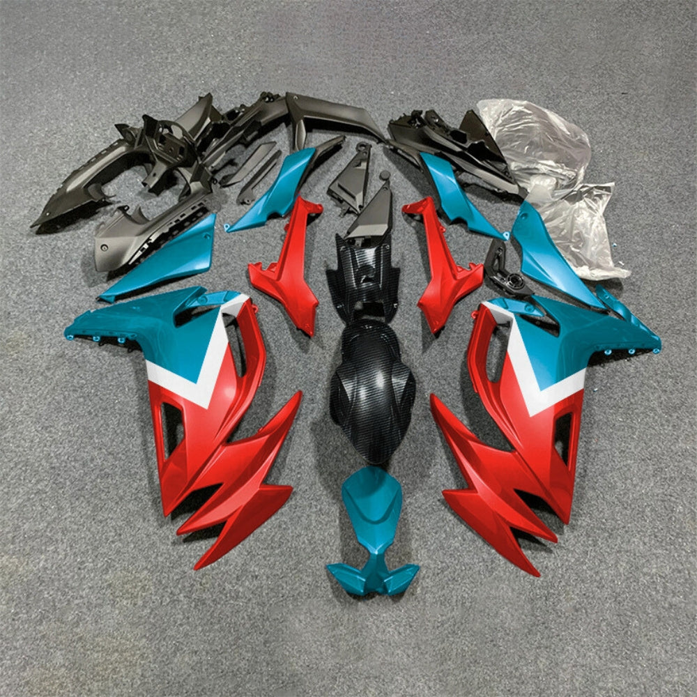 For KAWASAKI Ninja 650 ER-6F 2020-2026 Red Black Custom Painted Motorcycle Fairings Kit | NiceFairings - paint design NO.2 option image