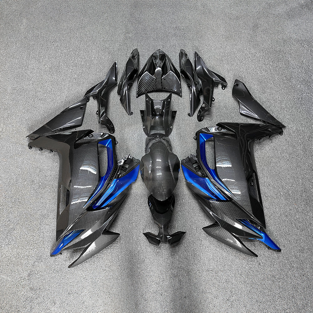 For KAWASAKI Ninja 650 ER-6F 2020-2026 Red Black ABS Fairing Kit Complete Bodywork Panels | NiceFairings - paint design NO.2 option image