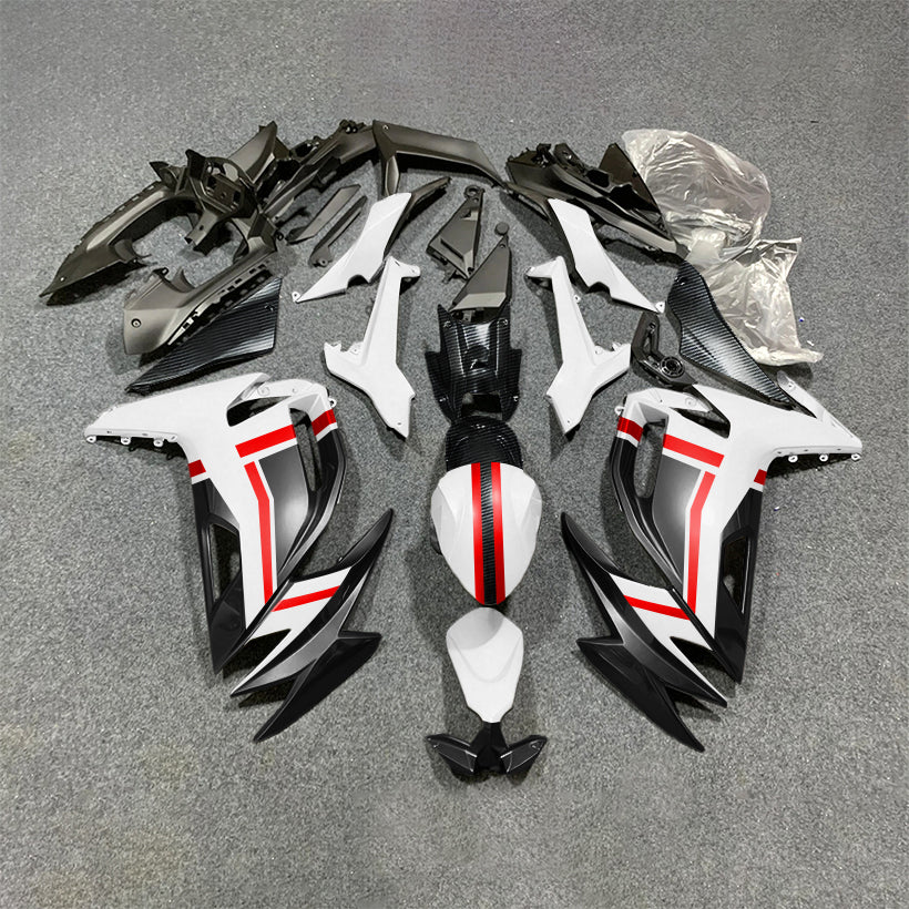 For KAWASAKI Ninja 650 ER-6F 2020-2026 Green Black Aftermarket ABS Fairing Kit Full Bodywork | NiceFairings - paint design NO.2 option image