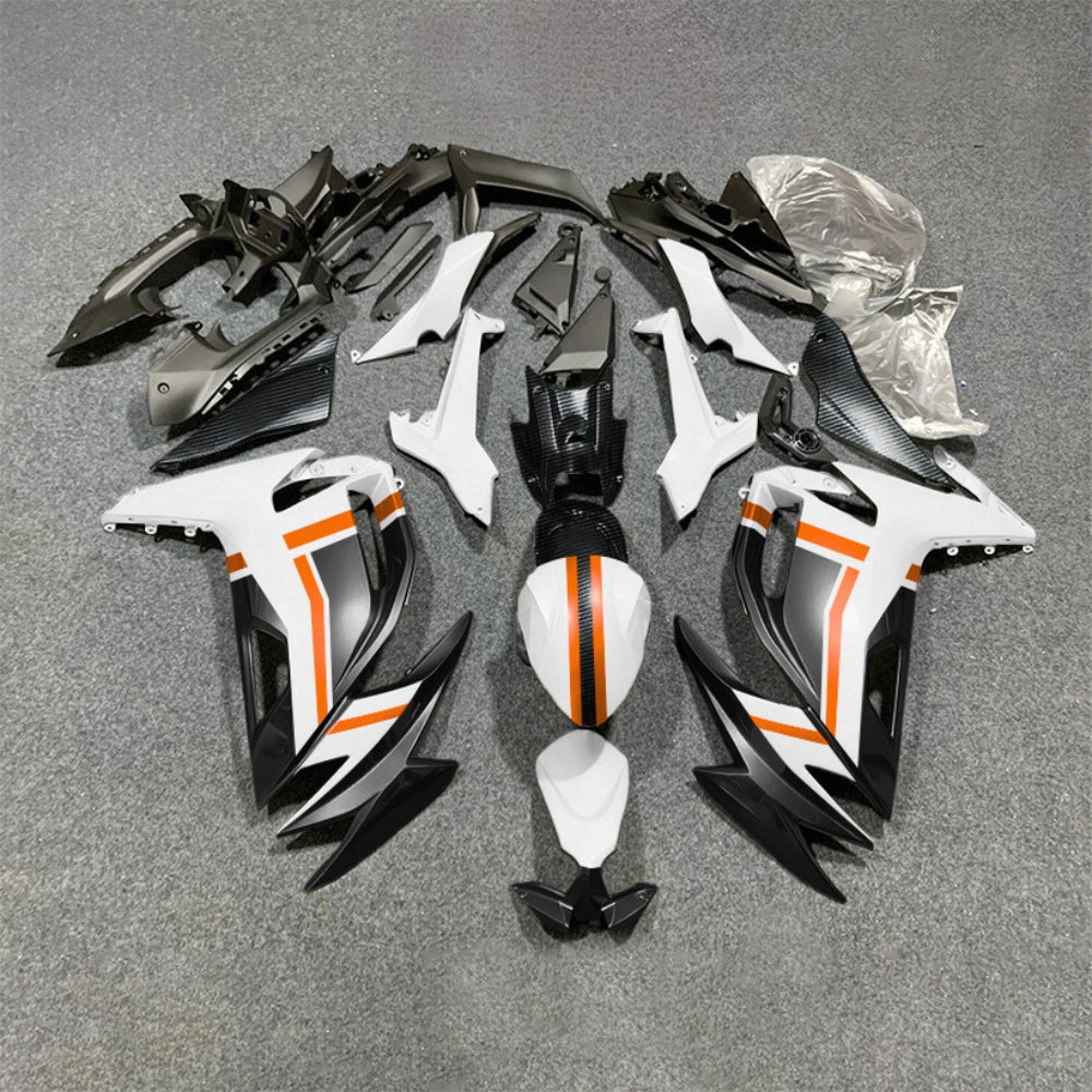 For KAWASAKI Ninja 650 ER-6F 2020-2026 Green Black Aftermarket ABS Fairing Kit Full Bodywork | NiceFairings - paint design NO.4 option image