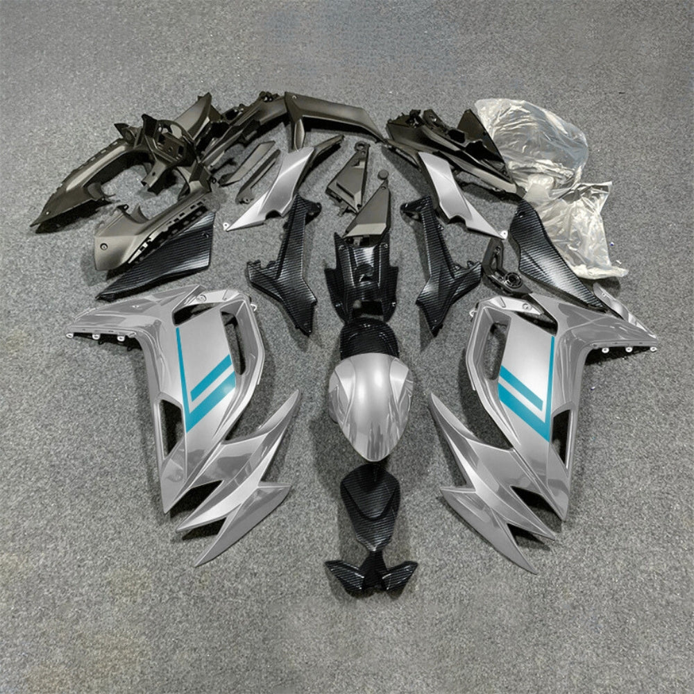 For KAWASAKI Ninja 650 ER-6F 2020-2026 Yellow Black Aftermarket ABS Fairing Kit Full Bodywork | NiceFairings - paint design NO.5 option image