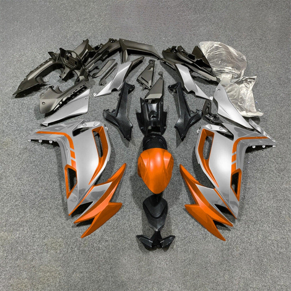 For KAWASAKI Ninja 650 ER-6F 2020-2026 Blue Black ABS Fairing Kit Complete Bodywork Panels | NiceFairings - paint design NO.5 option image